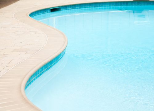 swimming pool close up